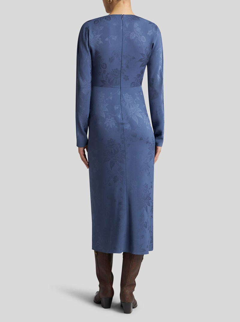 JACQUARD DRESS WITH KNOT 4