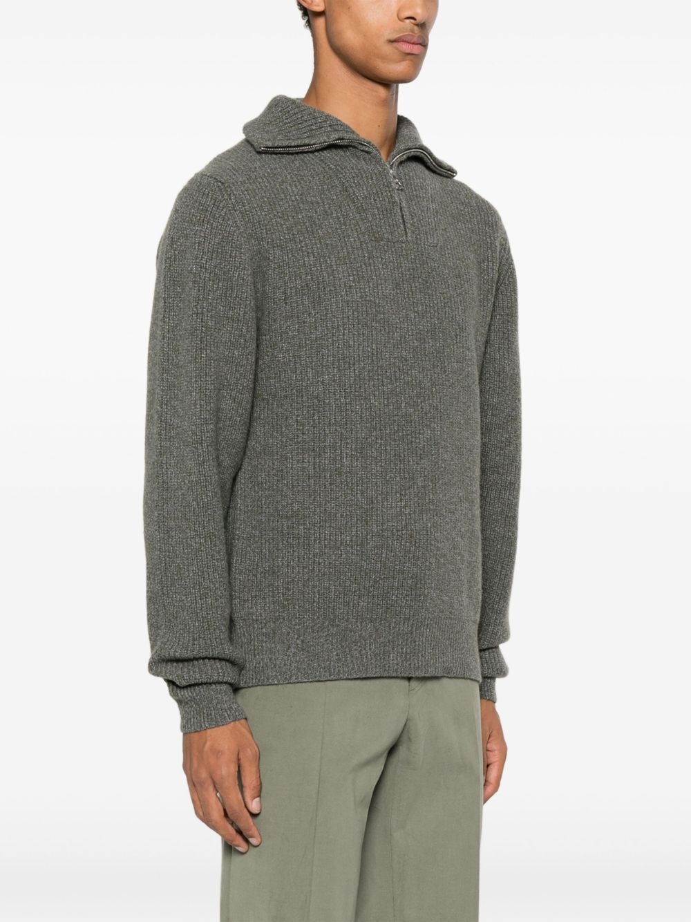 Tarek mock-neck jumper - 3