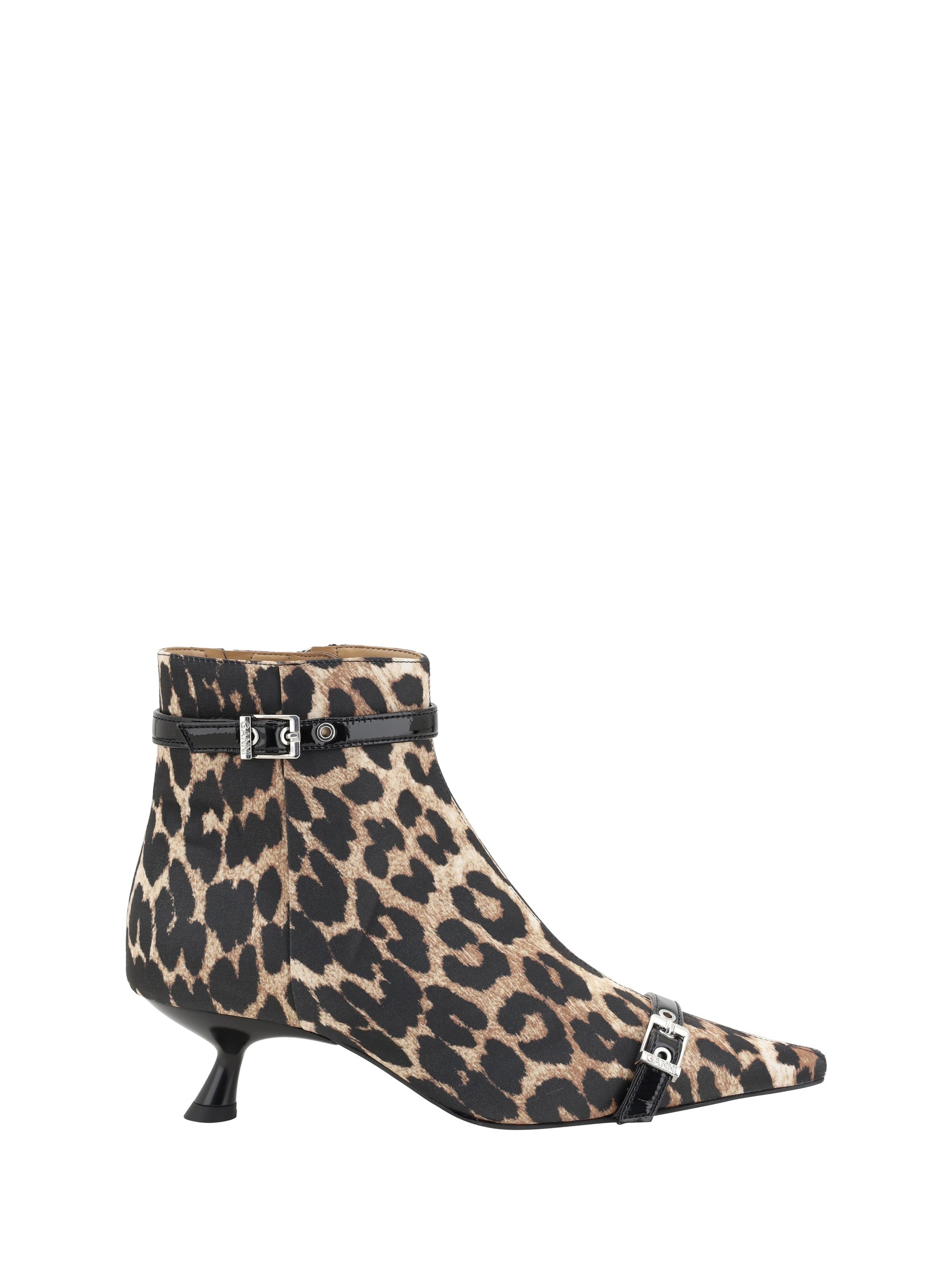 Ganni Women Eyelets Ankle Boots - 1