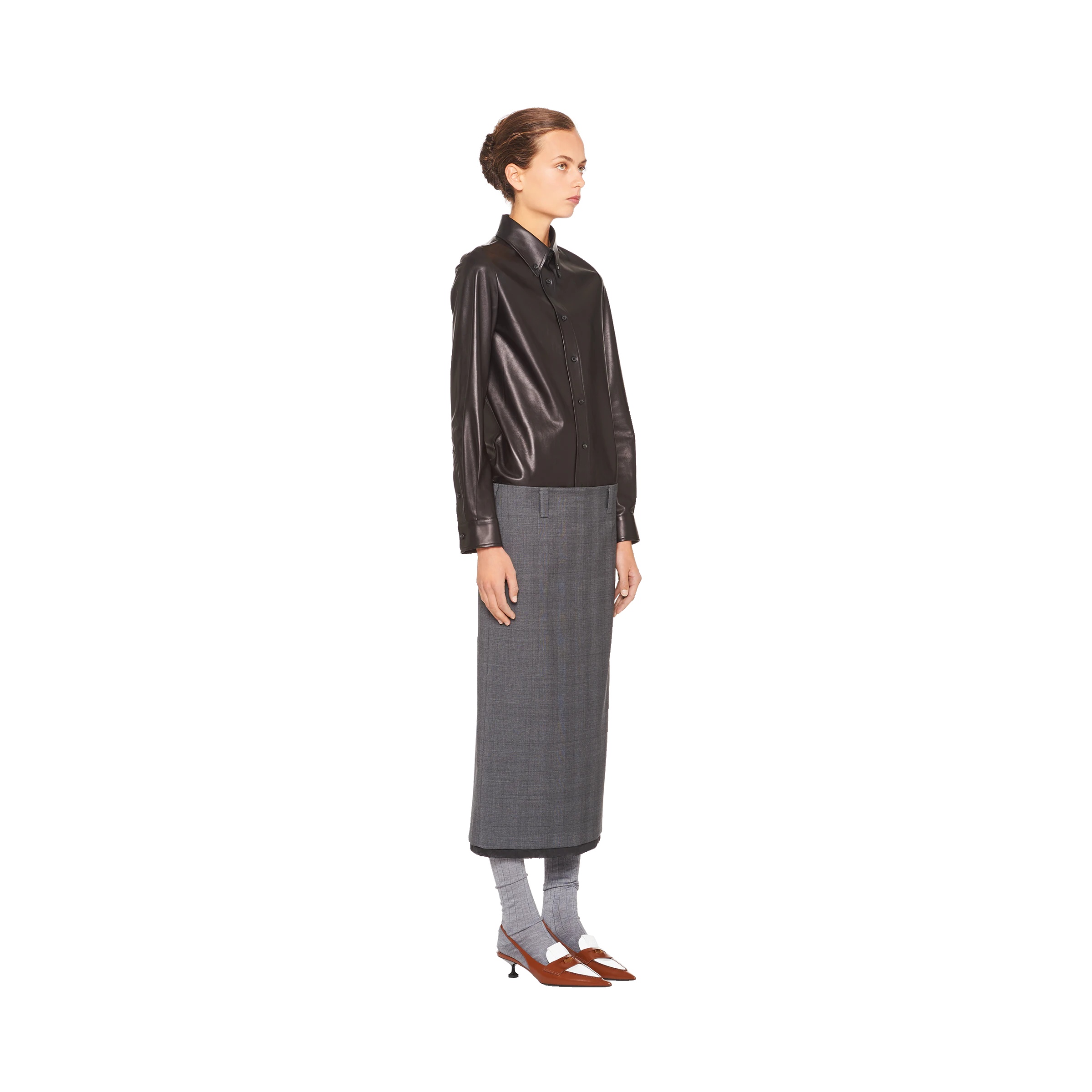 Prince of Wales check wool skirt - 3