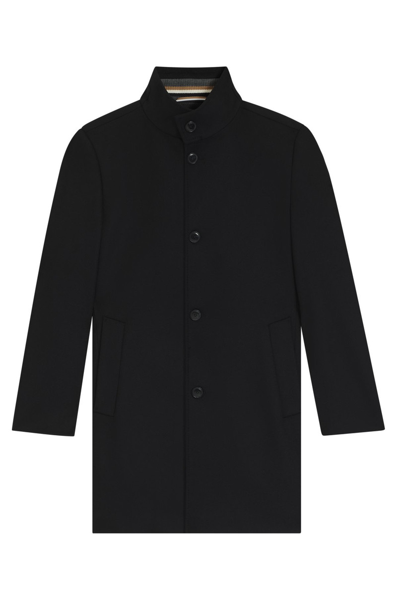 SLIM-FIT COAT IN WOOL AND CASHMERE 1