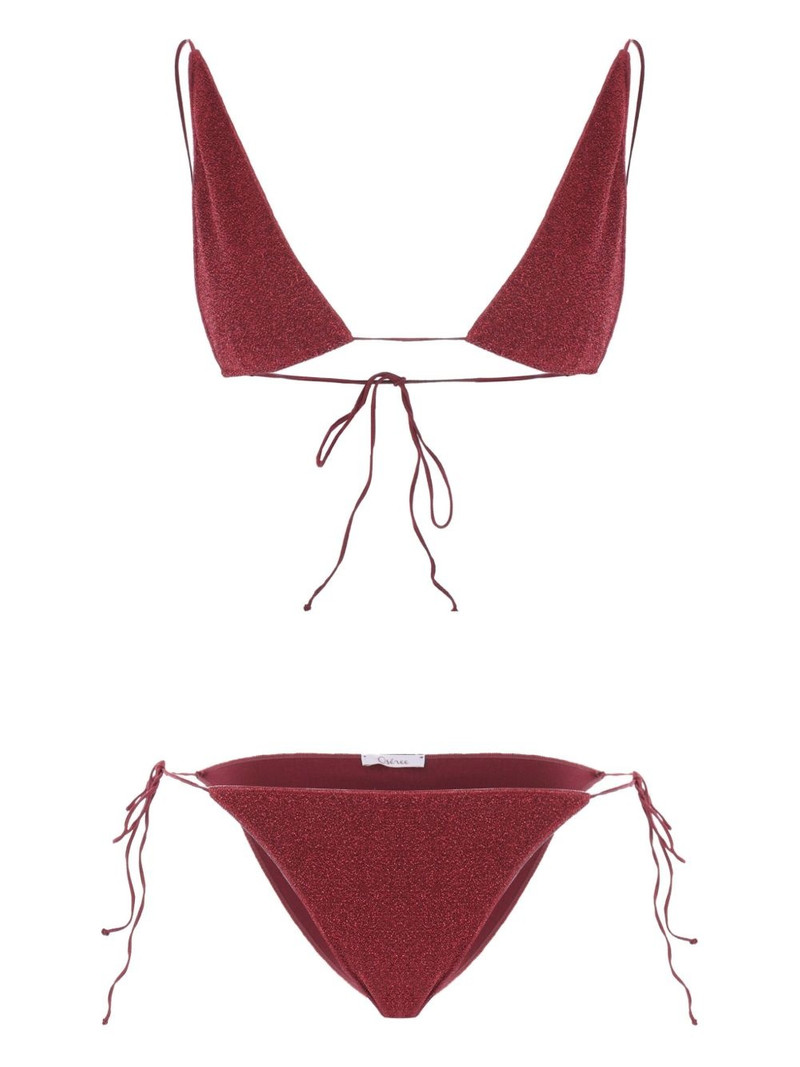 Oséree lurex triangle bikini outlook
