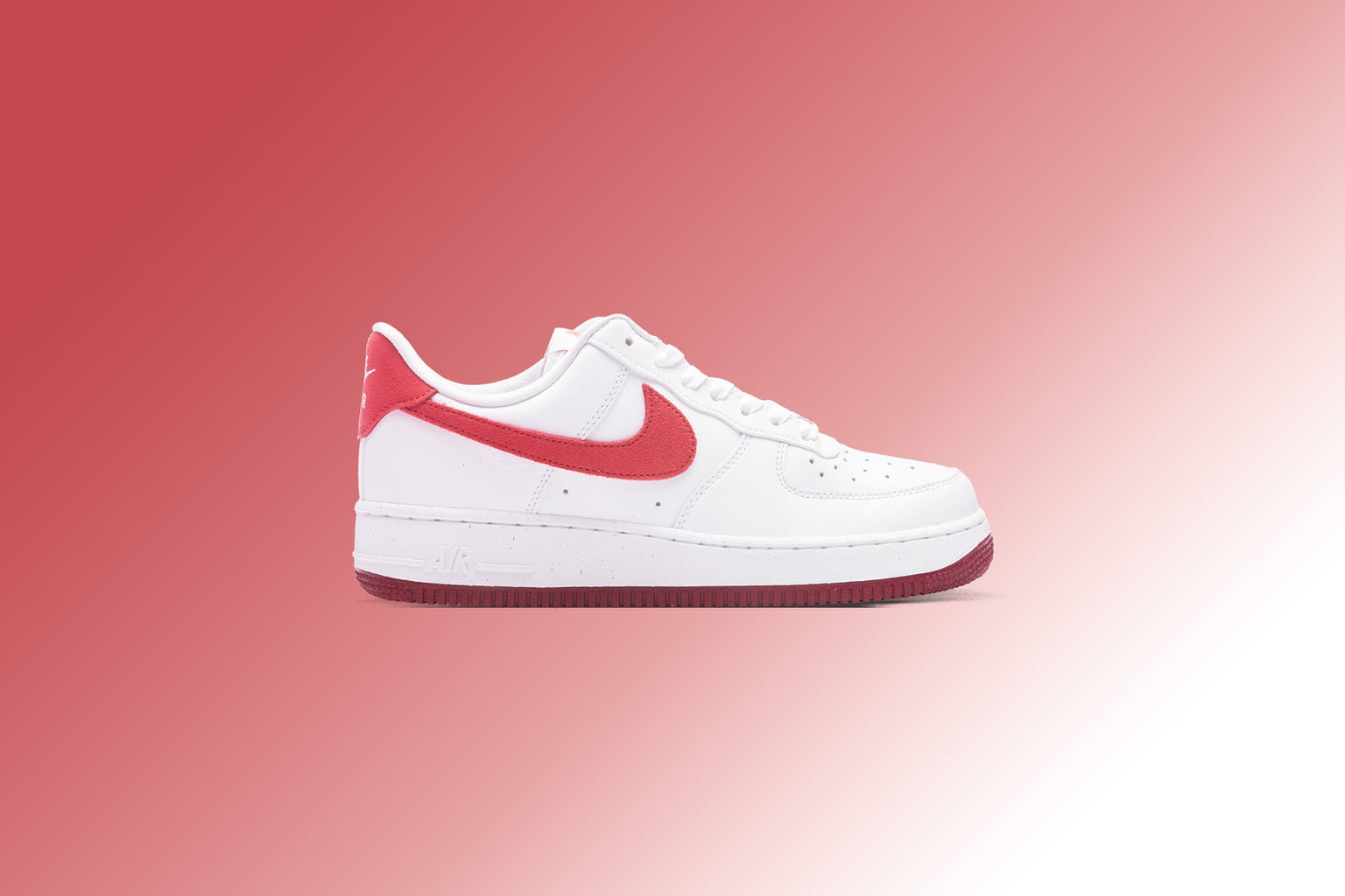 AIR FORCE 1 '07 'ADOBE' - WHITE/ADOBE/TEAM RED/DRAGON RED - 5