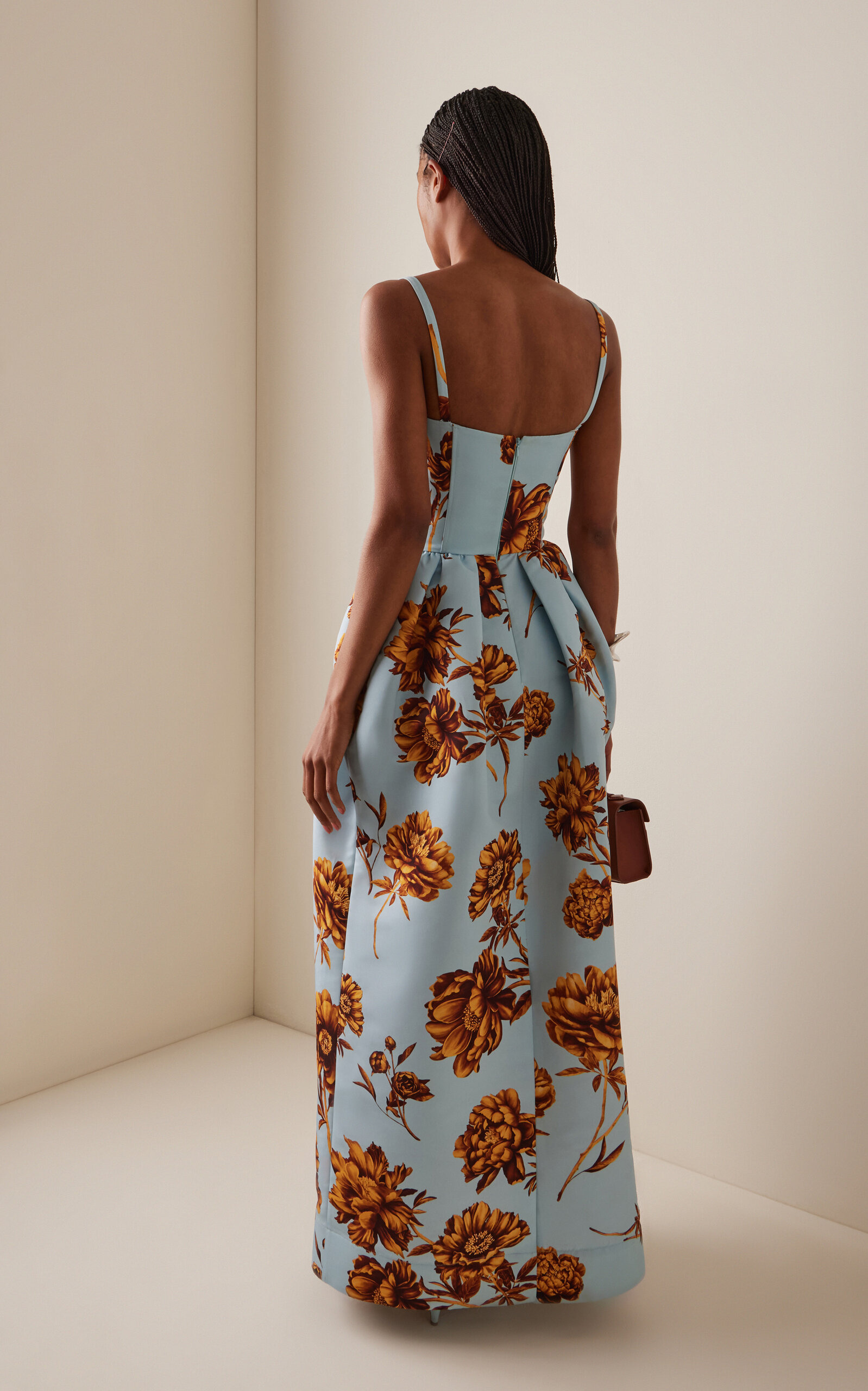 Printed Faille Gown multi - 4