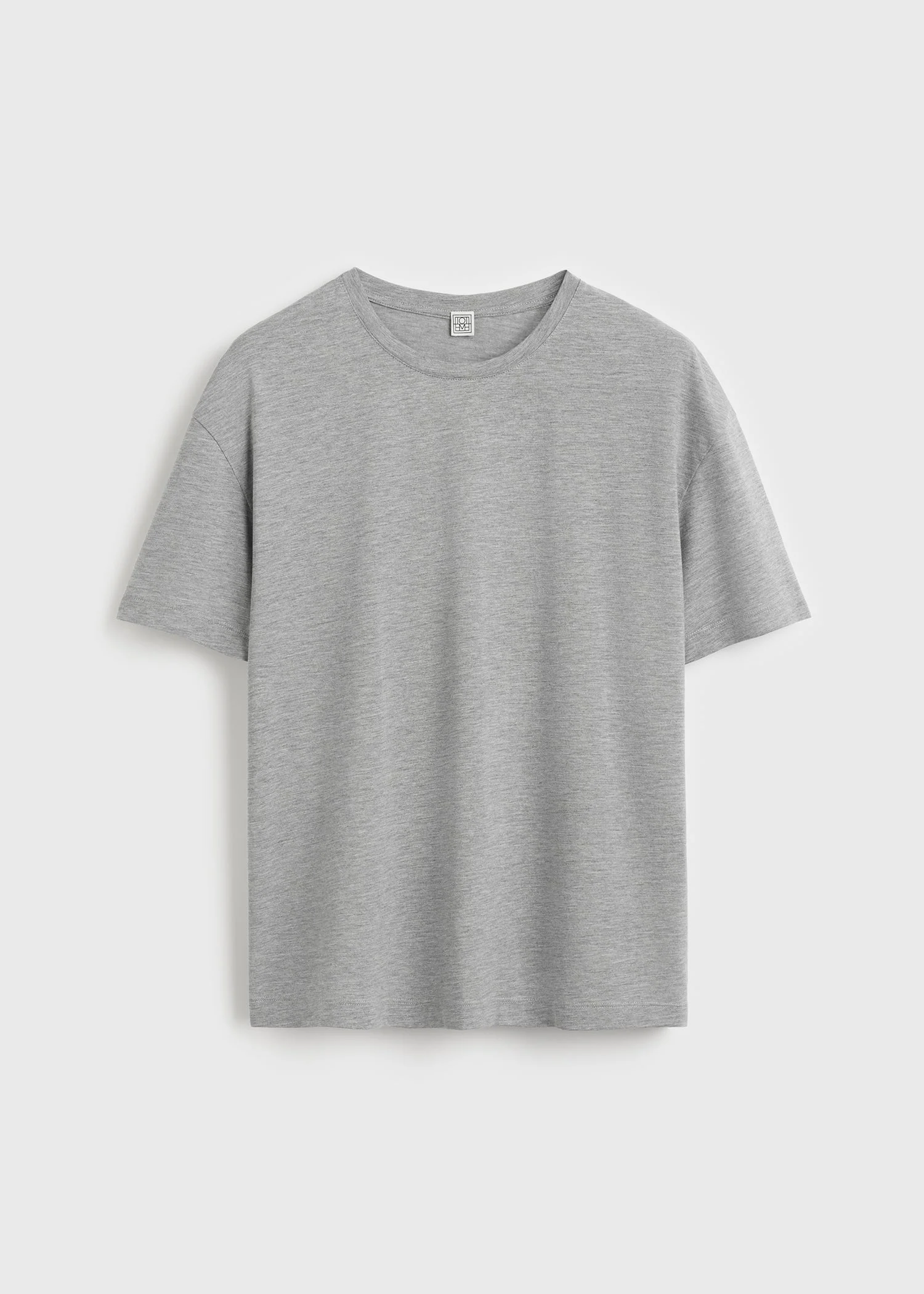 Classic tee mid grey melange - 1