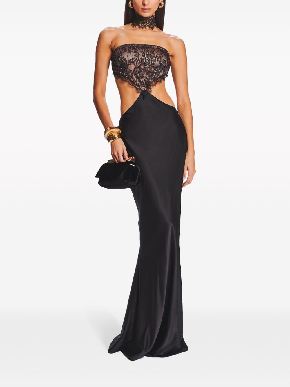 Lucie lace cut-out gown - 2