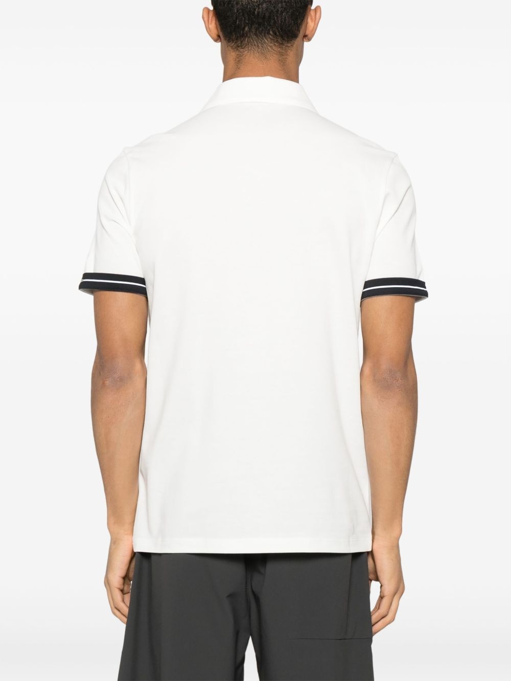 logo piquet polo shirt - 3