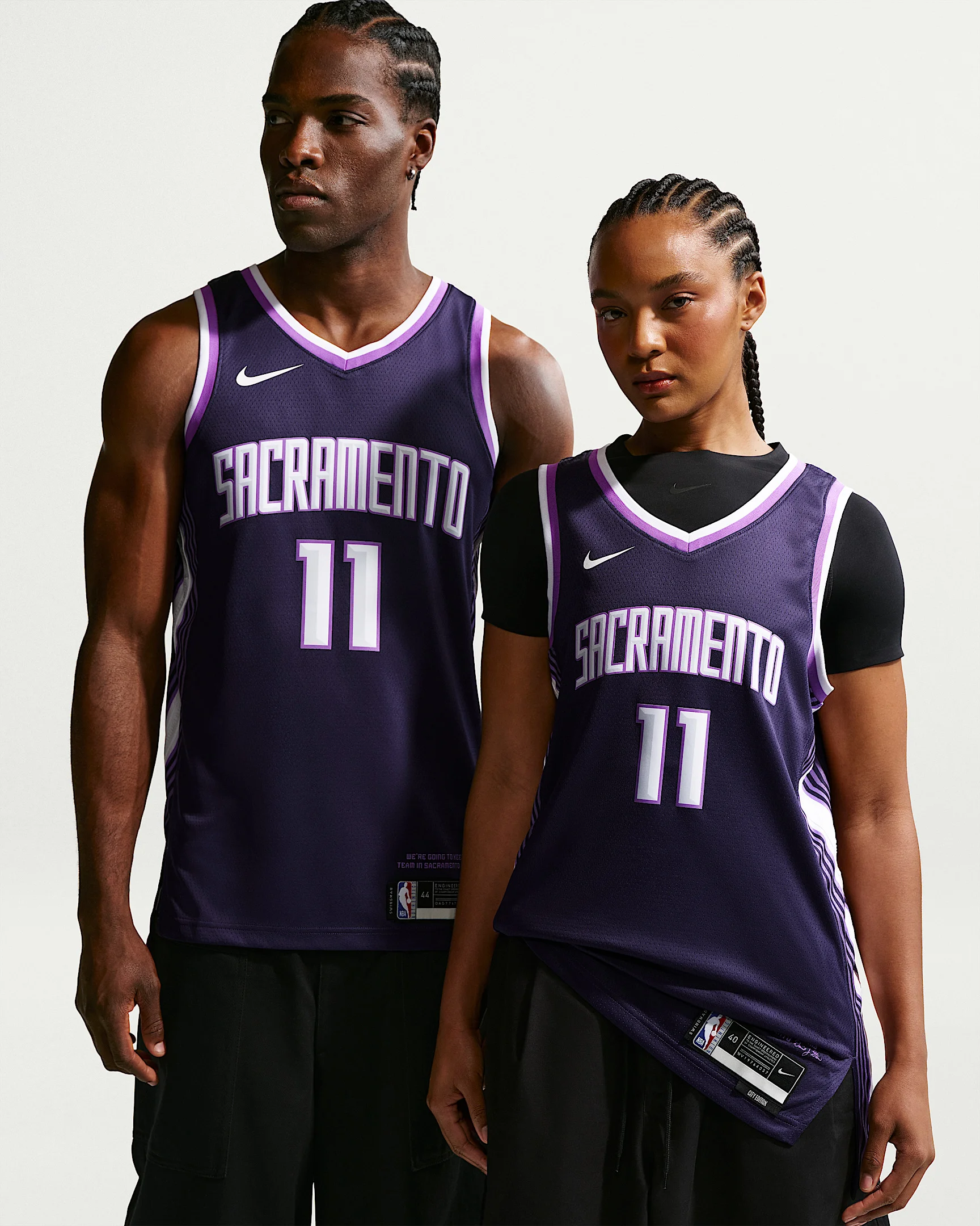 Domantas Sabonis Sacramento Kings City Edition Men's Nike NBA Swingman Jersey - 1