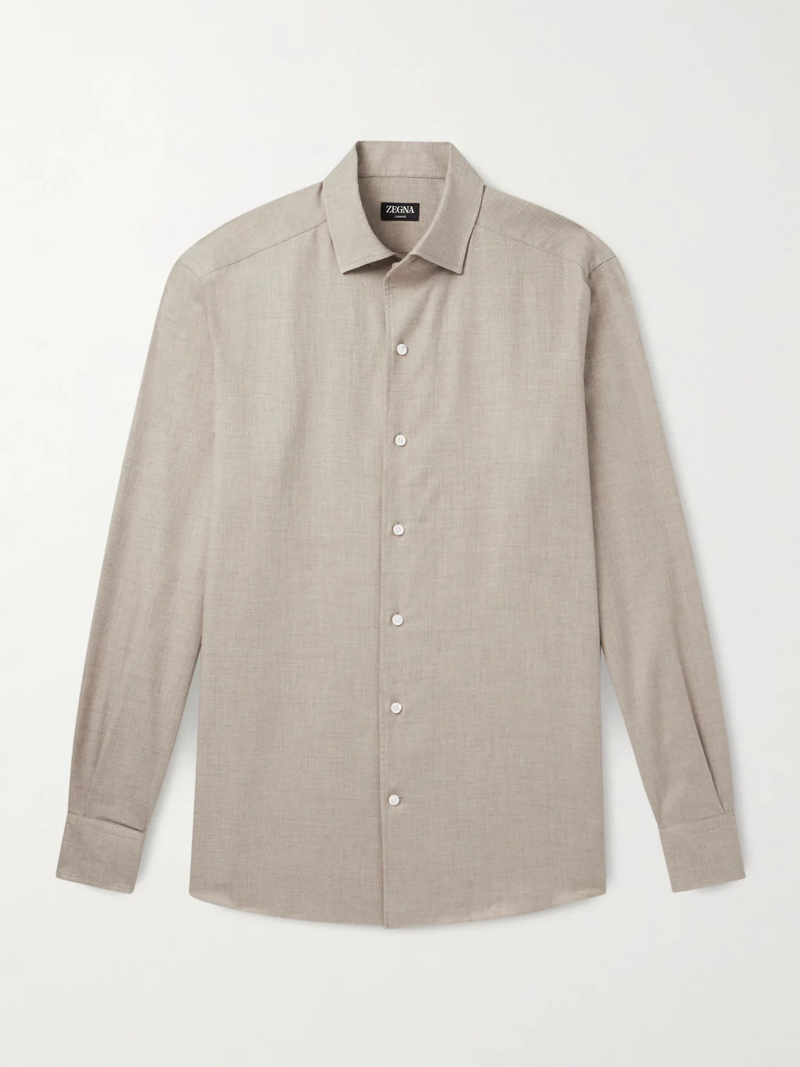 Cotton and Cashmere-Blend Shirt - 1