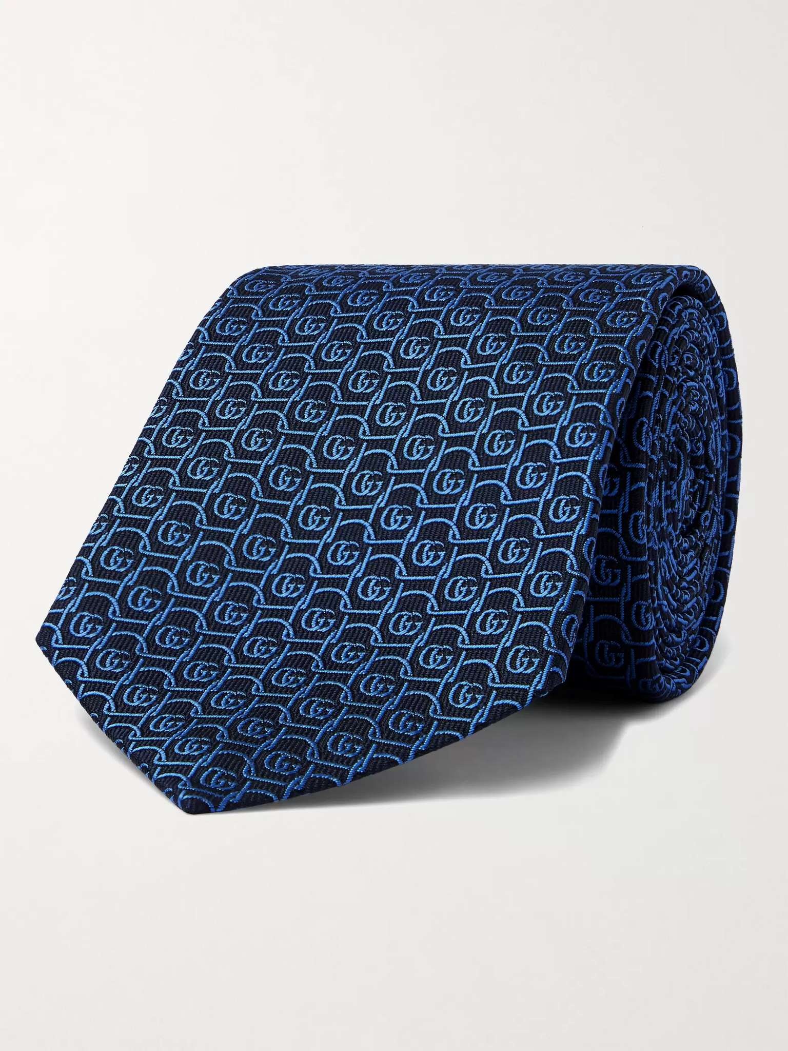 7cm Logo-Jacquard Silk Tie - 4