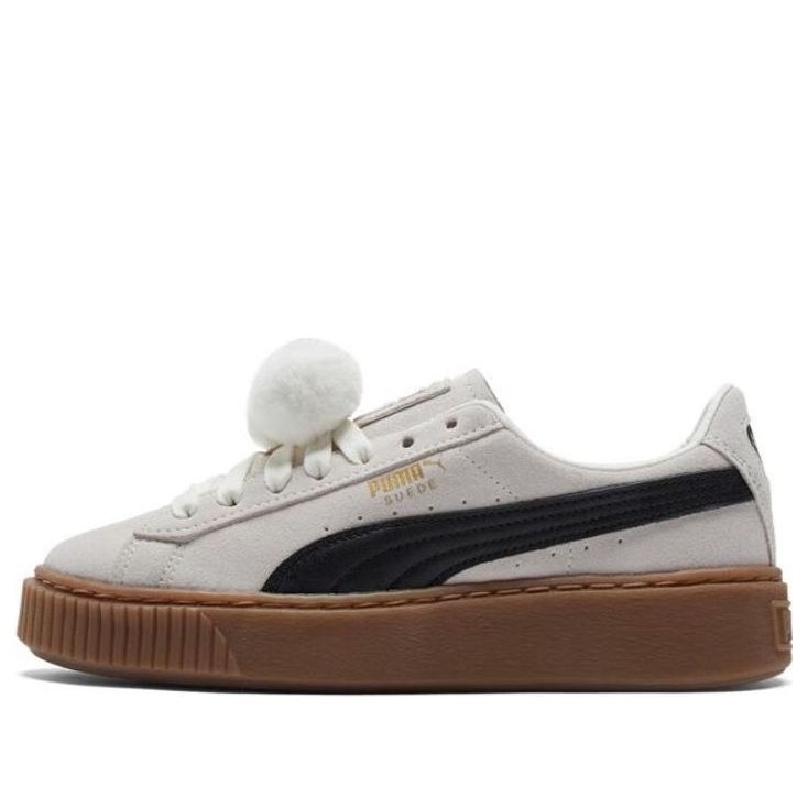 (WMNS) PUMA Suede Platform 'Cream White' 391902-01 - 1