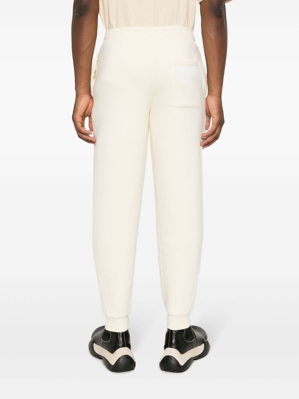 logo-patch drawstring track pants - 5