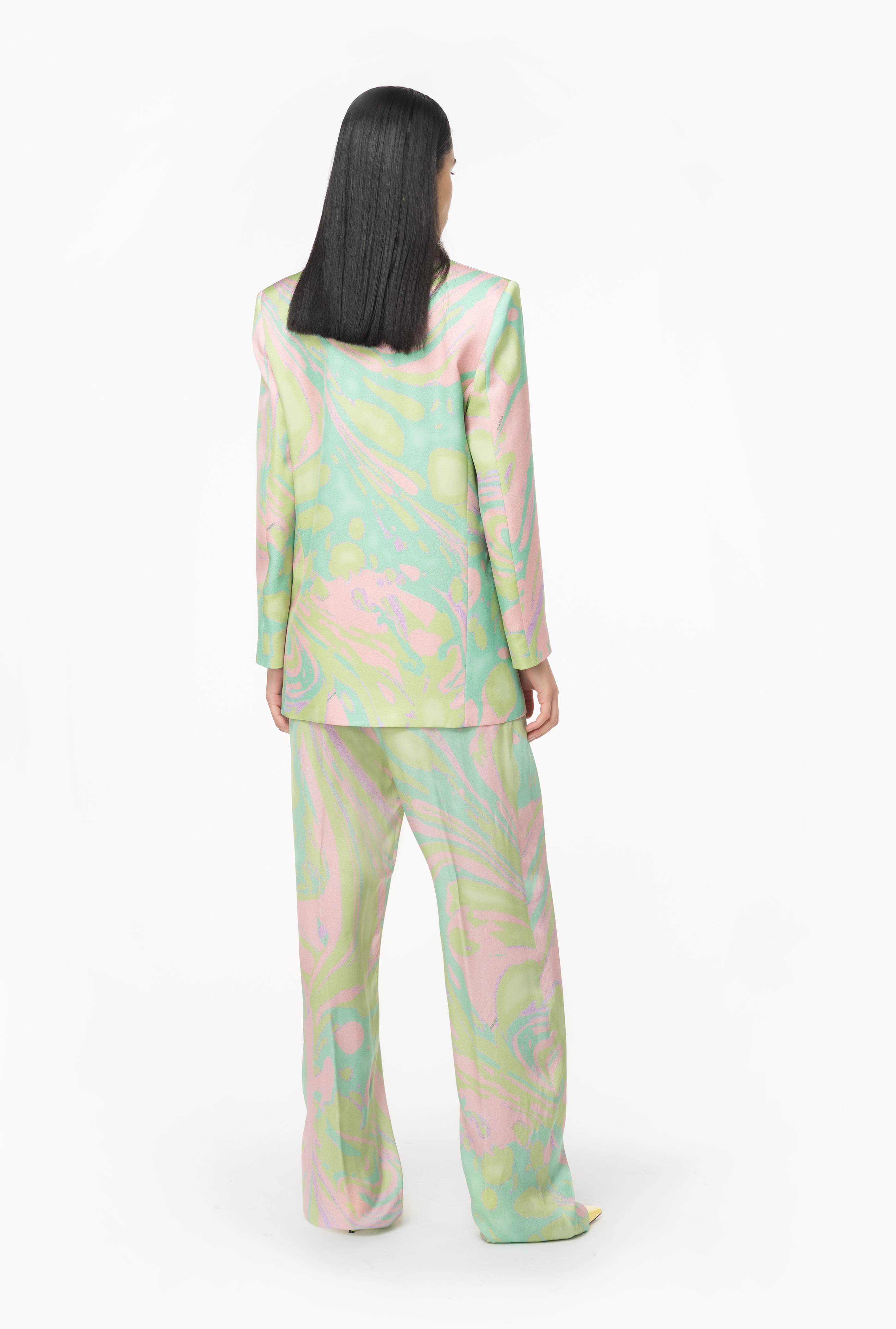 SPLASH-PRINT BLAZER - 4