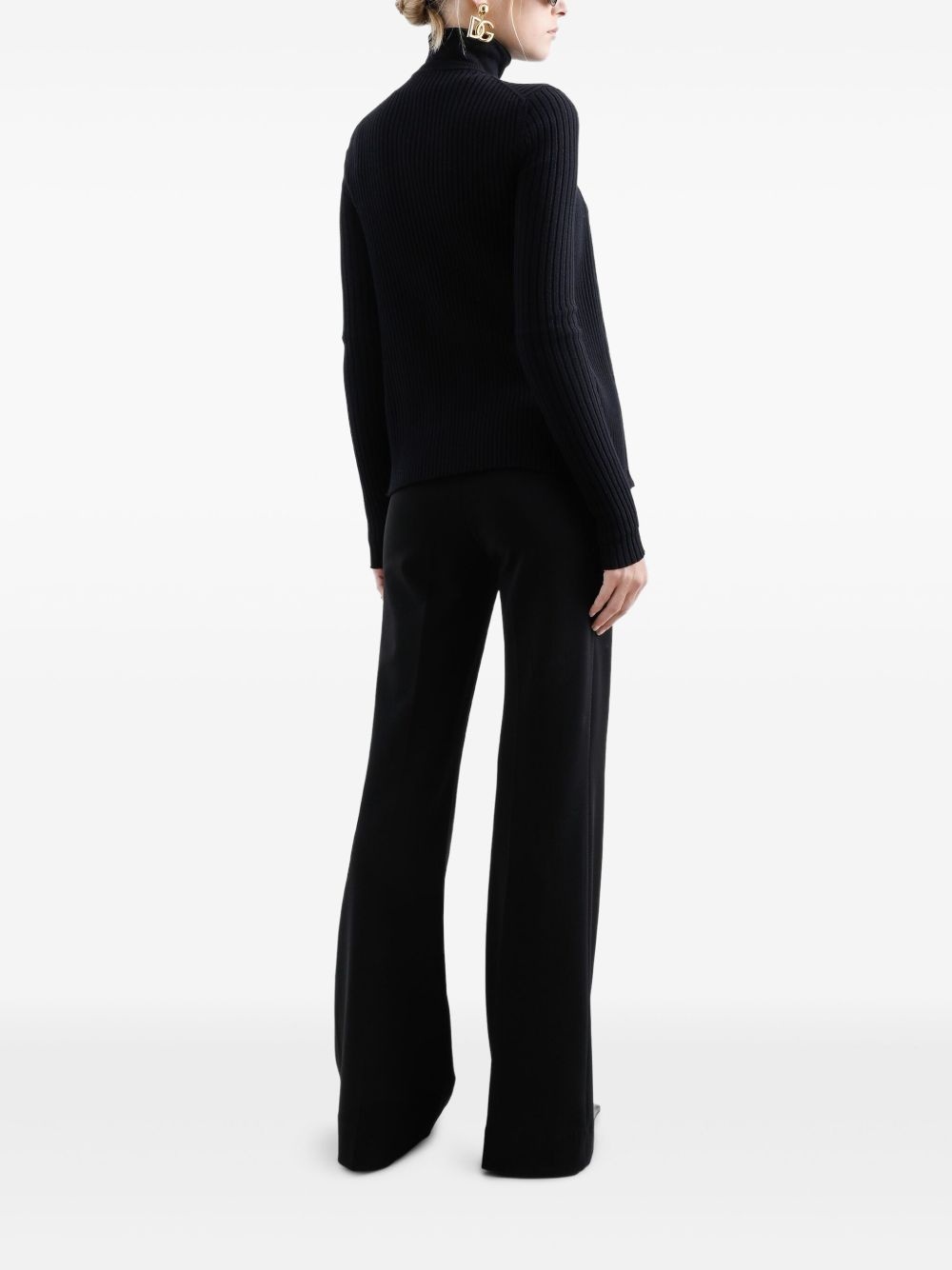 ribbed-knit cardigan - 3