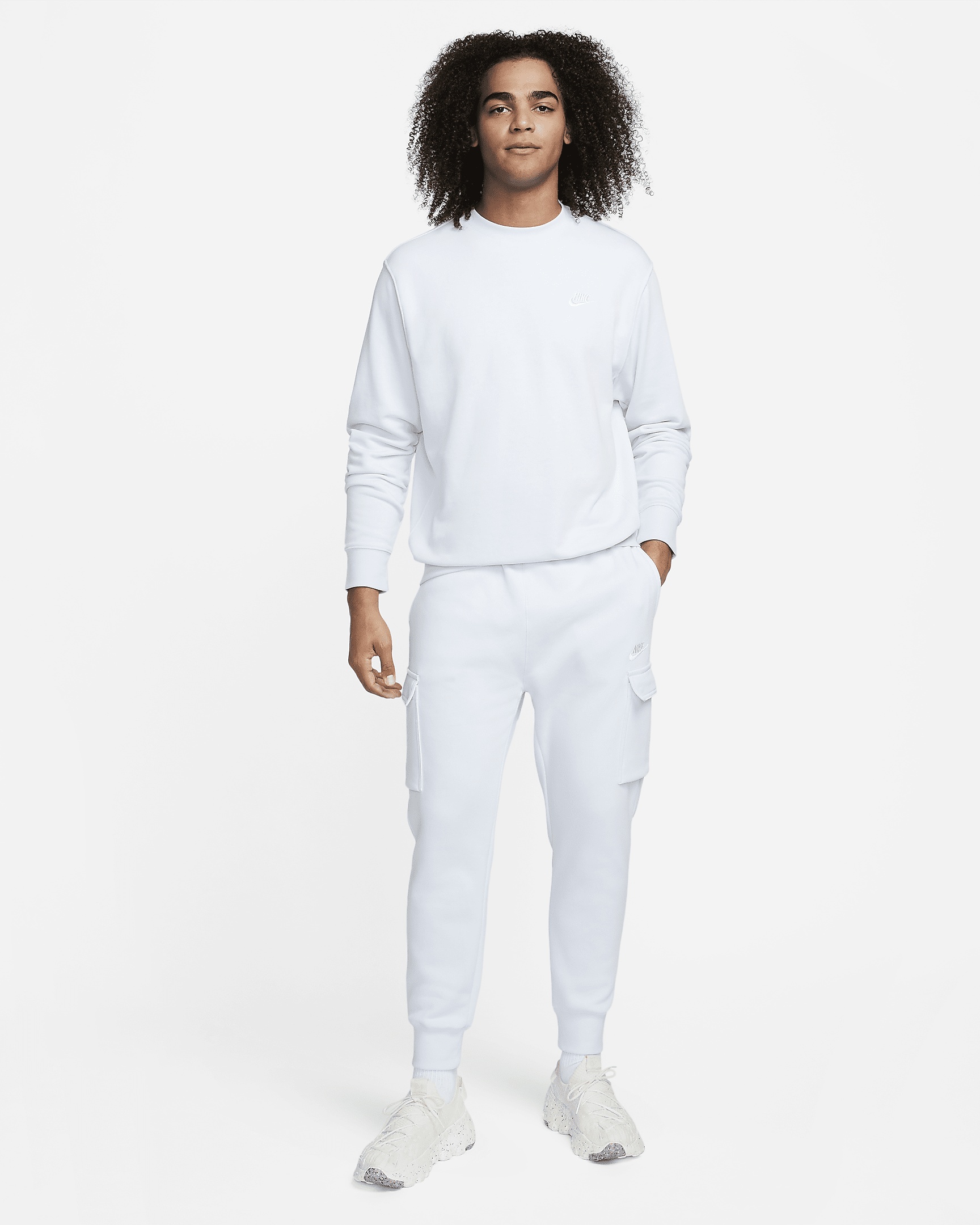 Men's Nike Sportswear Club Fleece Cargo Pants - 7