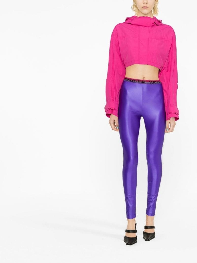 logo-waistband leggings - 3