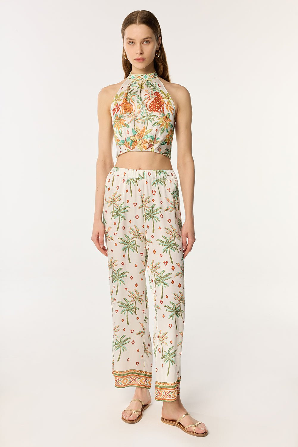 Pant Cecile - Green Equator - 3