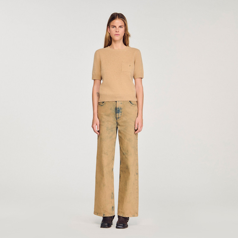 Sandro SHORT-SLEEVE SWEATER outlook
