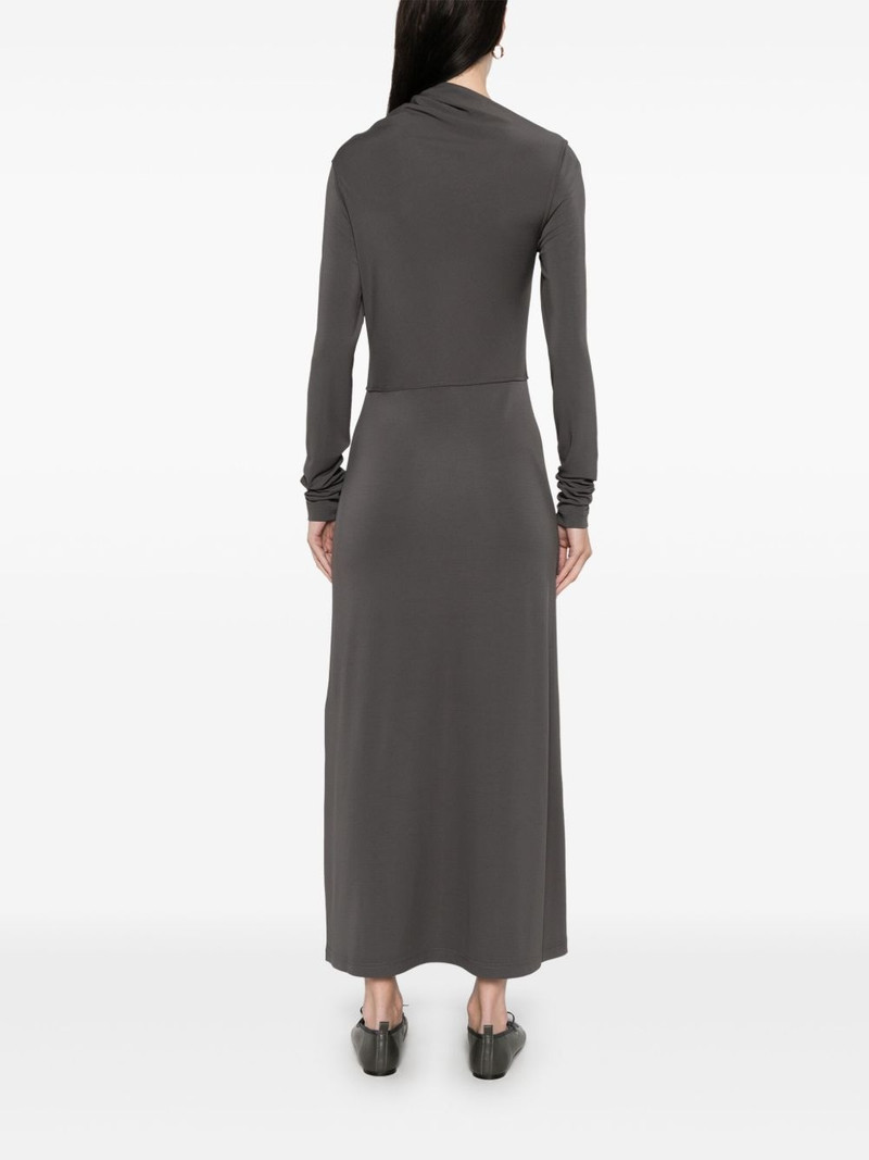 draped jersey dress 4