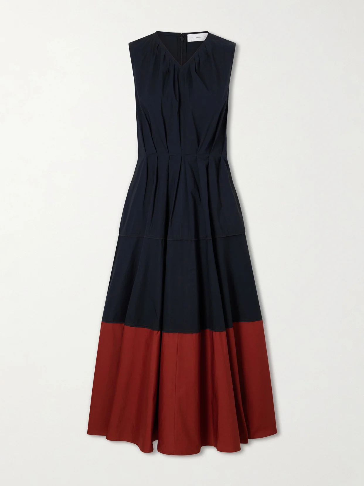 Kailey Cotton-blend Poplin Midi Dress - 1