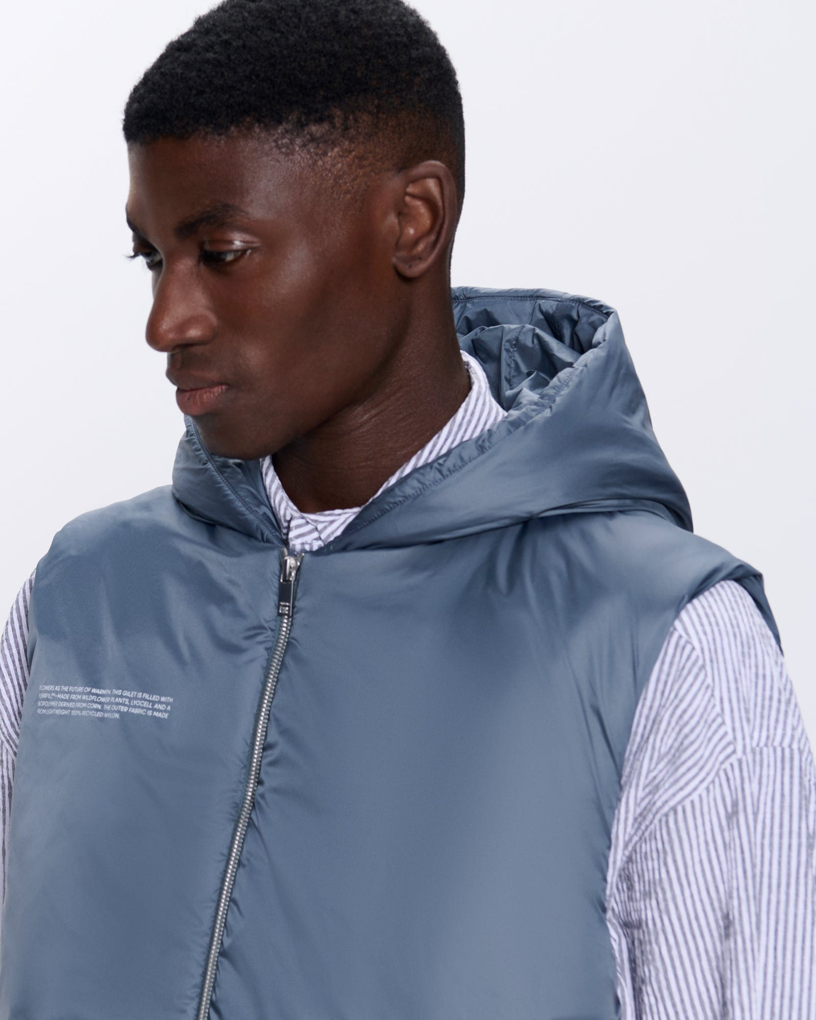Mens DNA Flower-Warmth Gilet - Atmosphere Grey - 4
