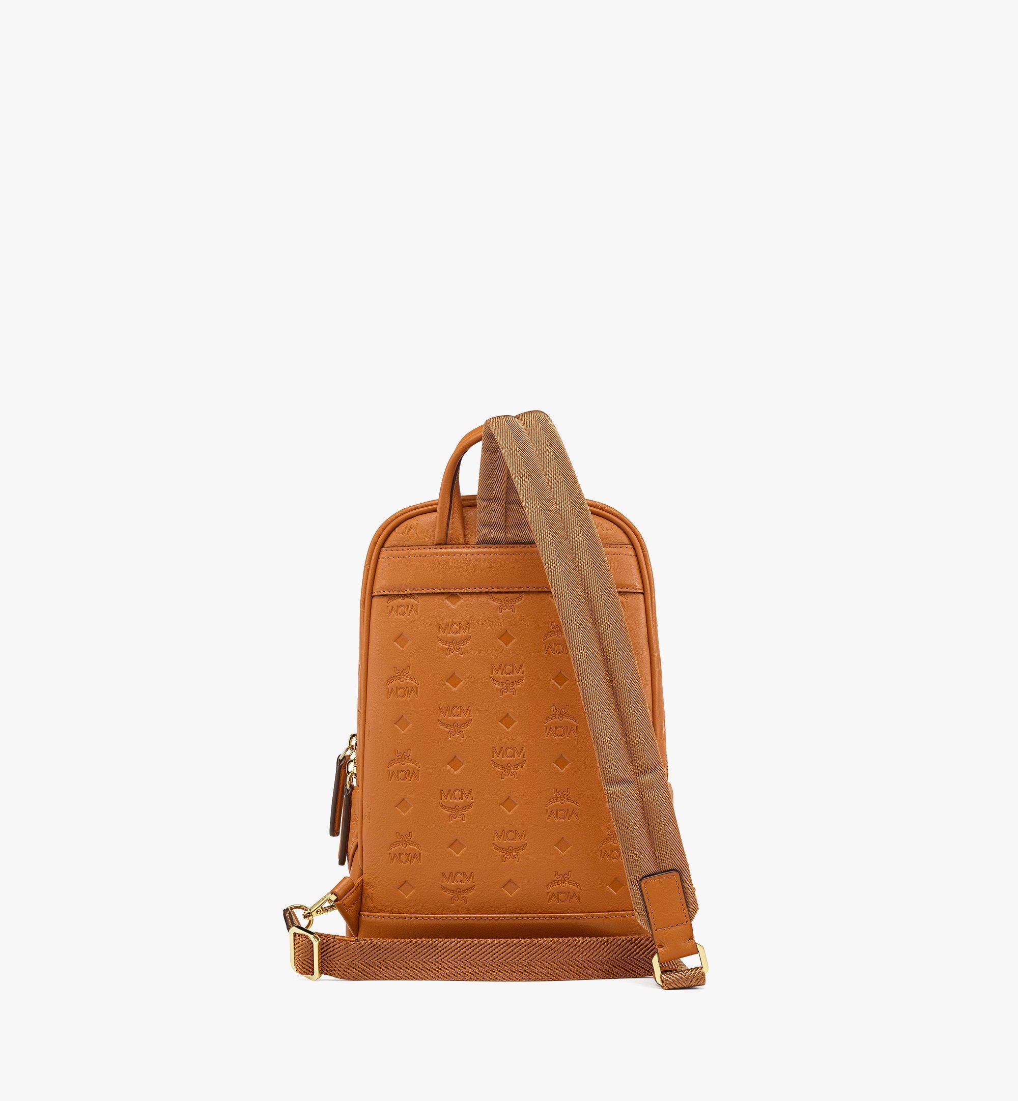 Aren Sling Bag in Embossed Monogram Leather - 5