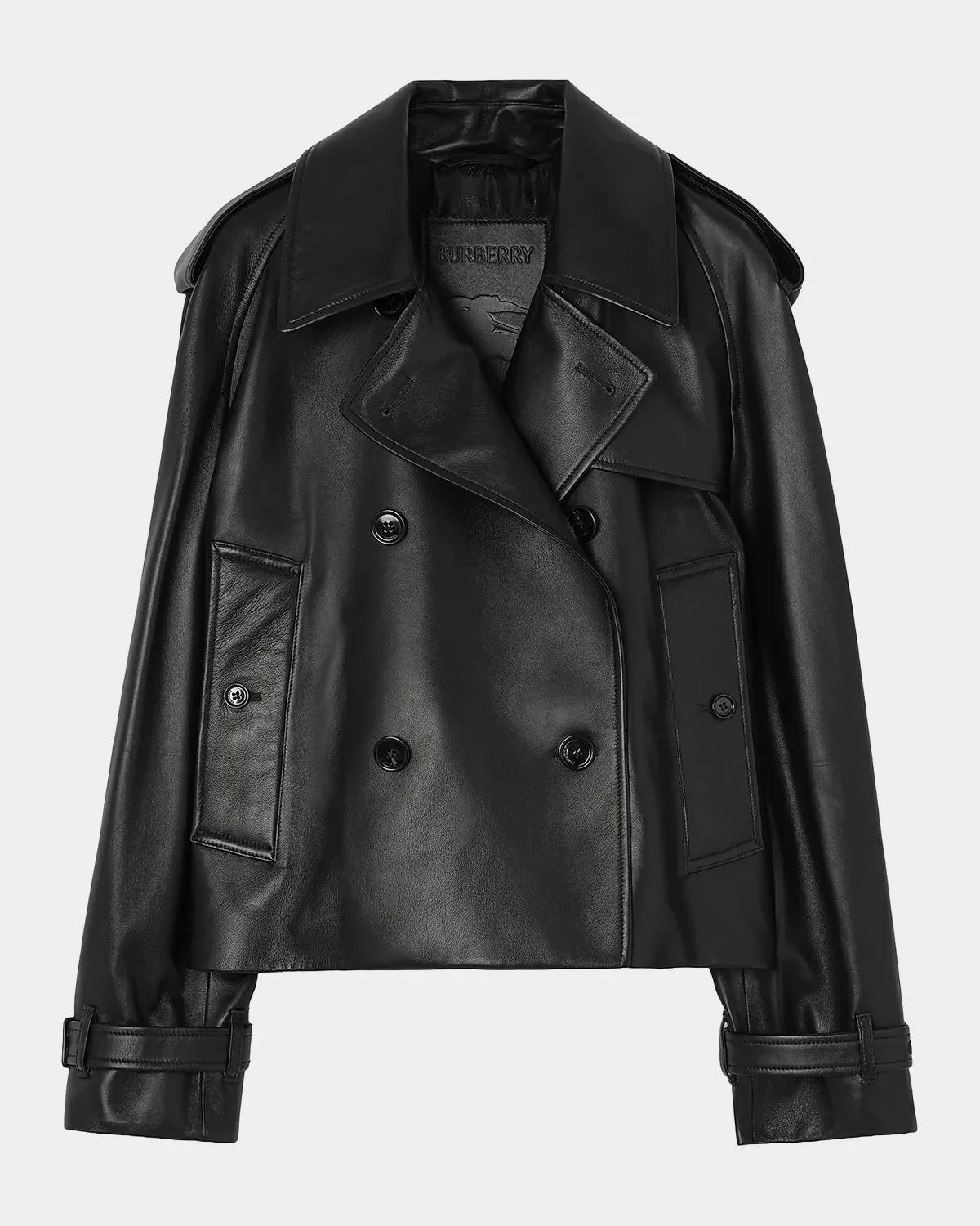 Cropped Cashmere Mayfair Trench Jacket - 1
