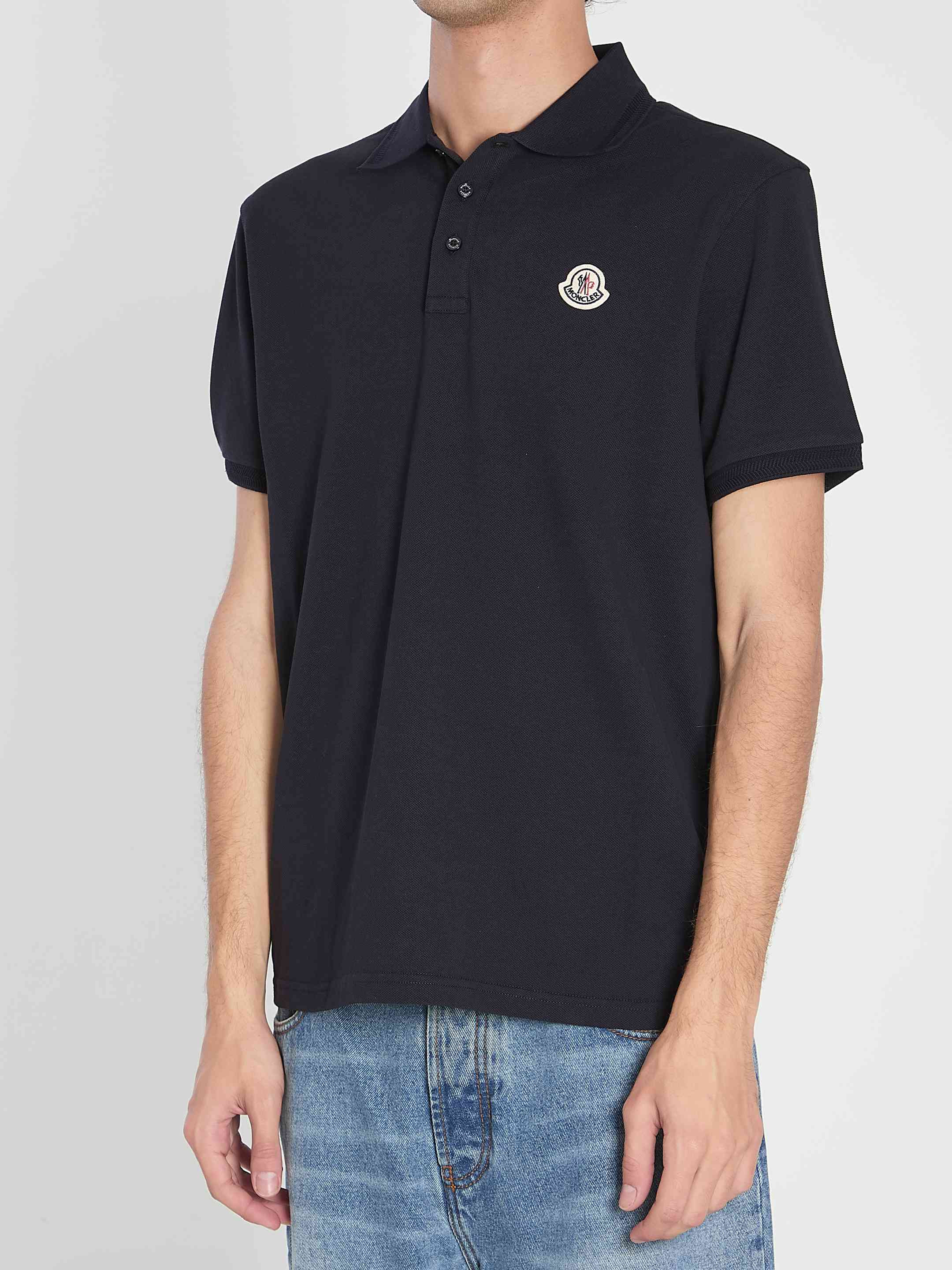 Moncler Men Navy Polo - 2
