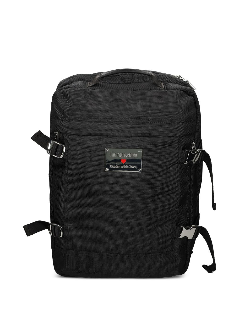 logo-plaque backpack - 1