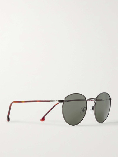 Loro Piana Weekend Round-Frame Gold-Tone and Acetate Polarised Sunglasses outlook