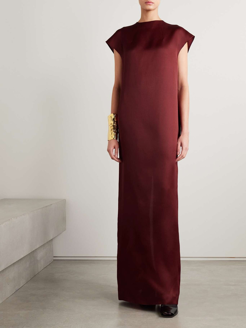 KHAITE Lohan silk-gazar maxi dress outlook