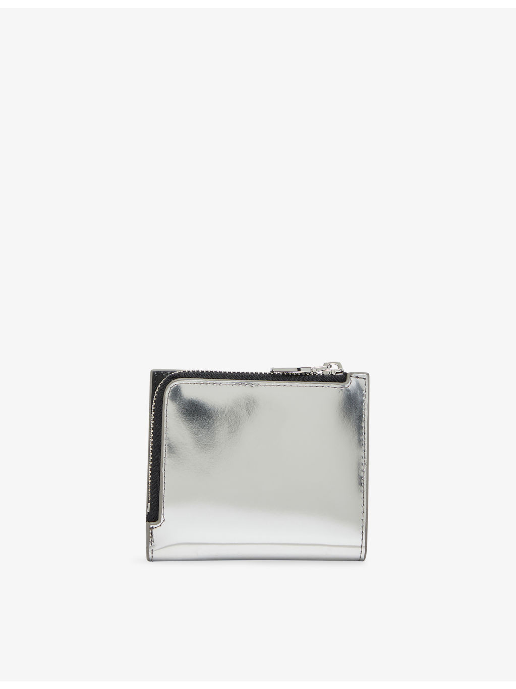 1DR Bi Fold Zip Mirrored-Leather Wallet - 3