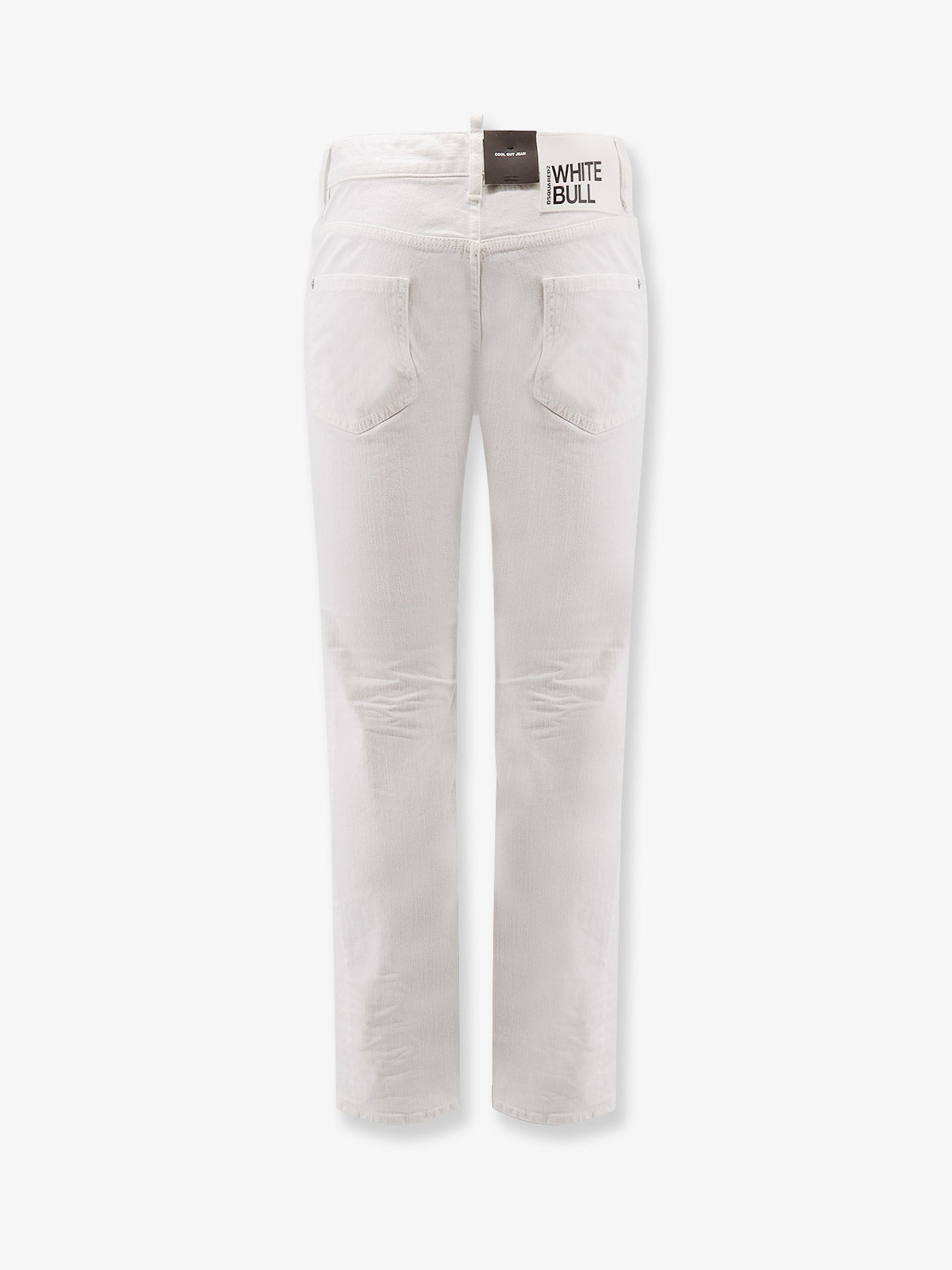 Dsquared2 Men Stretch Cotton Trouser With White Bull Tag - 2