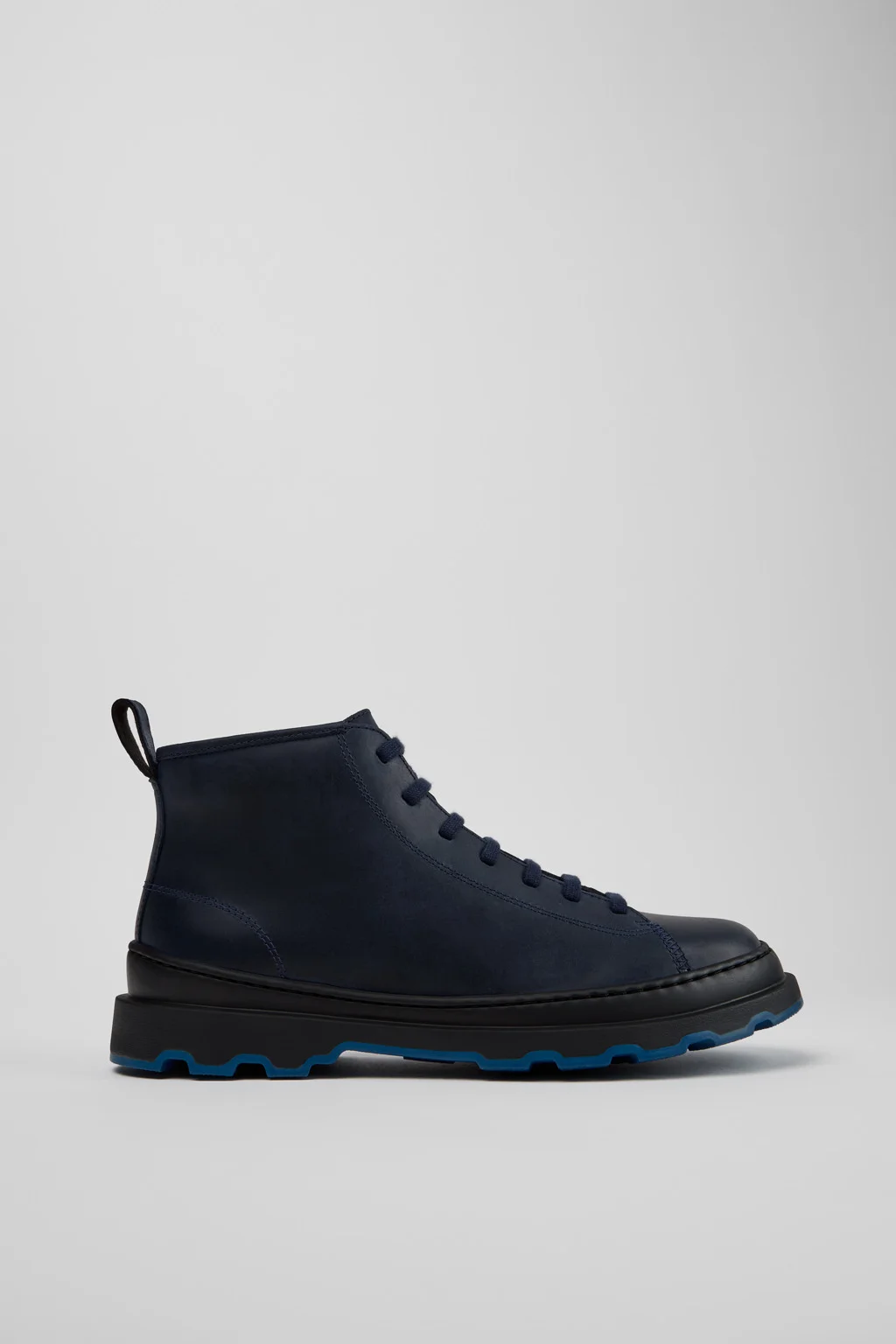 Brutus+ Blue Nubuck Ankle Boots for Men. - 1