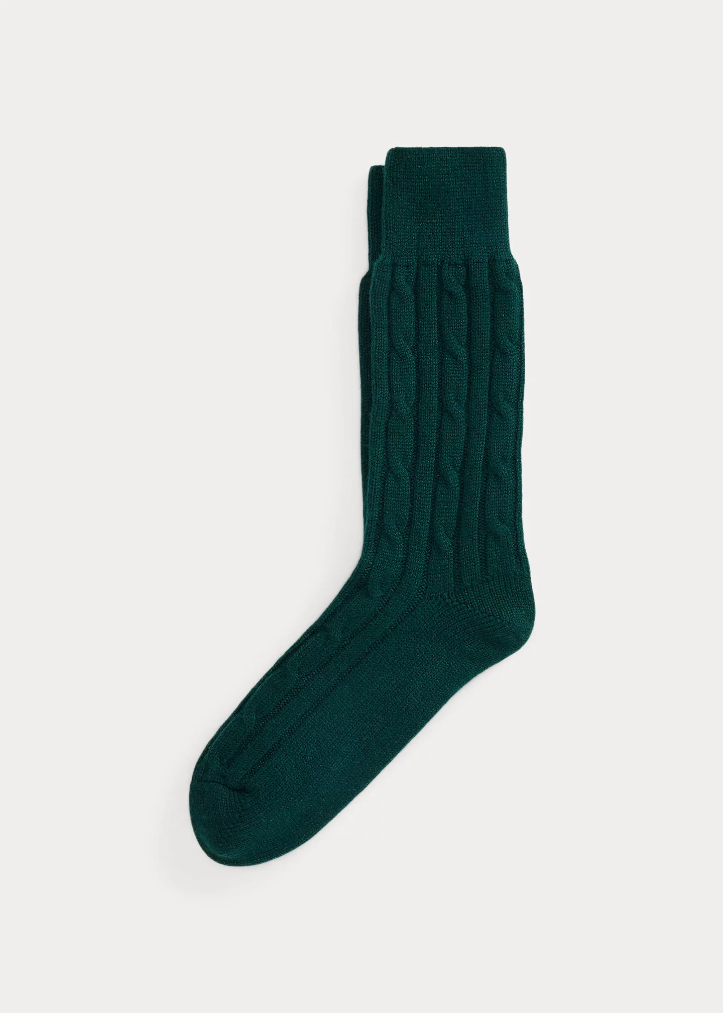 Cable-Knit Wool-Blend Socks - 1