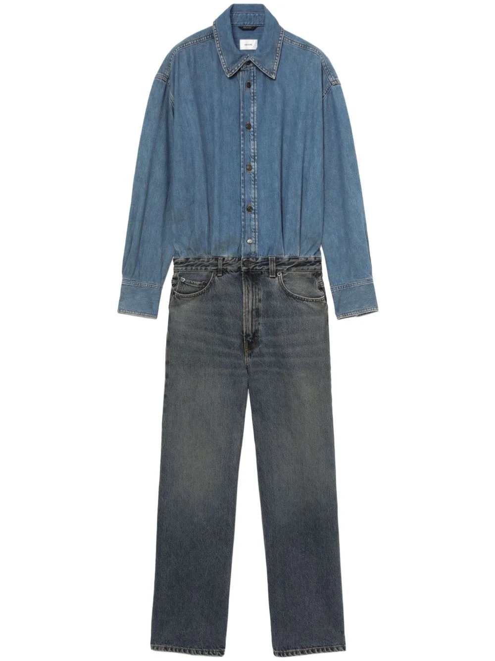 denim jumpsuit - 1