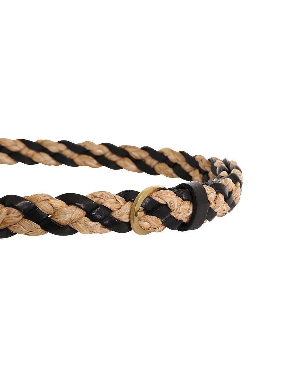 NARROW WOVEN BRAID BELT - 3