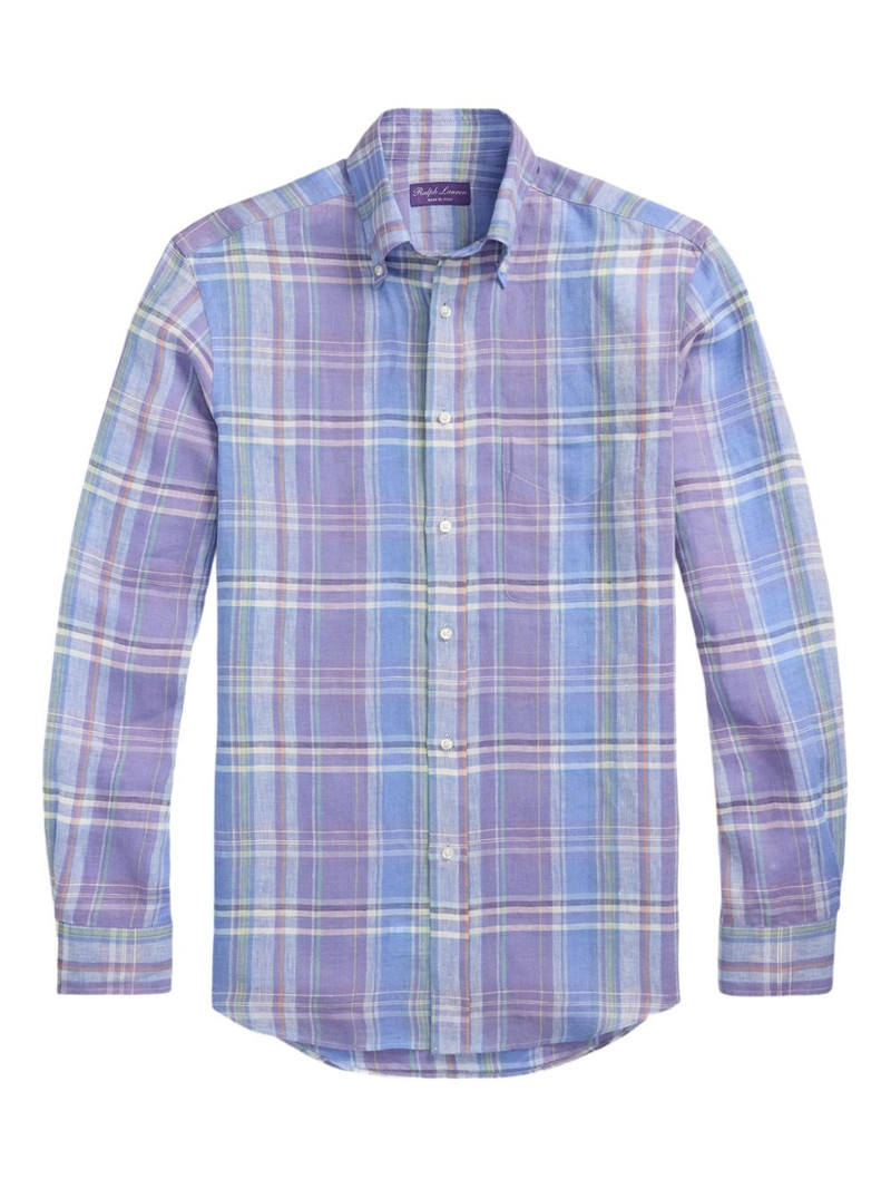 plaid-pattern shirt 1