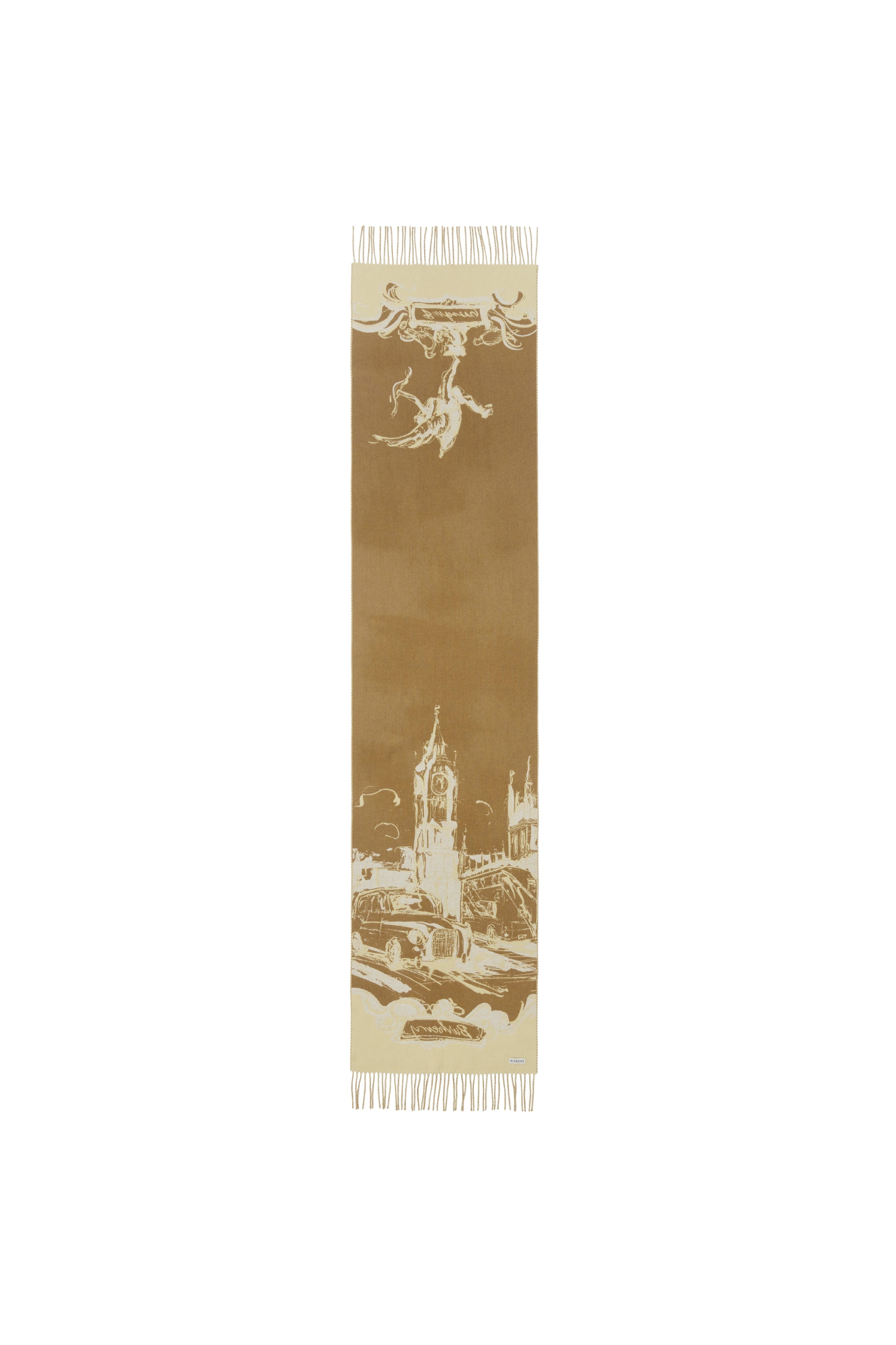burberry Westminster Cashmere Scarf in Hay at Nordstrom - 5
