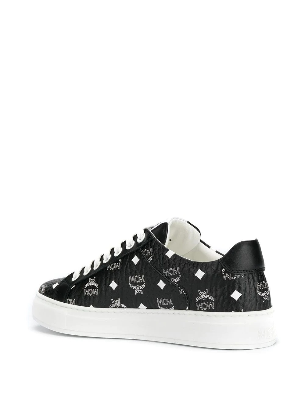 logo low-top sneakers - 3