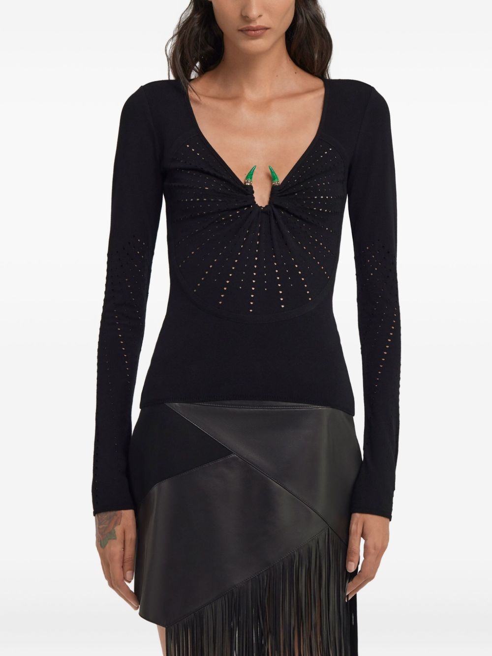 Fang-plaque jumper - 3
