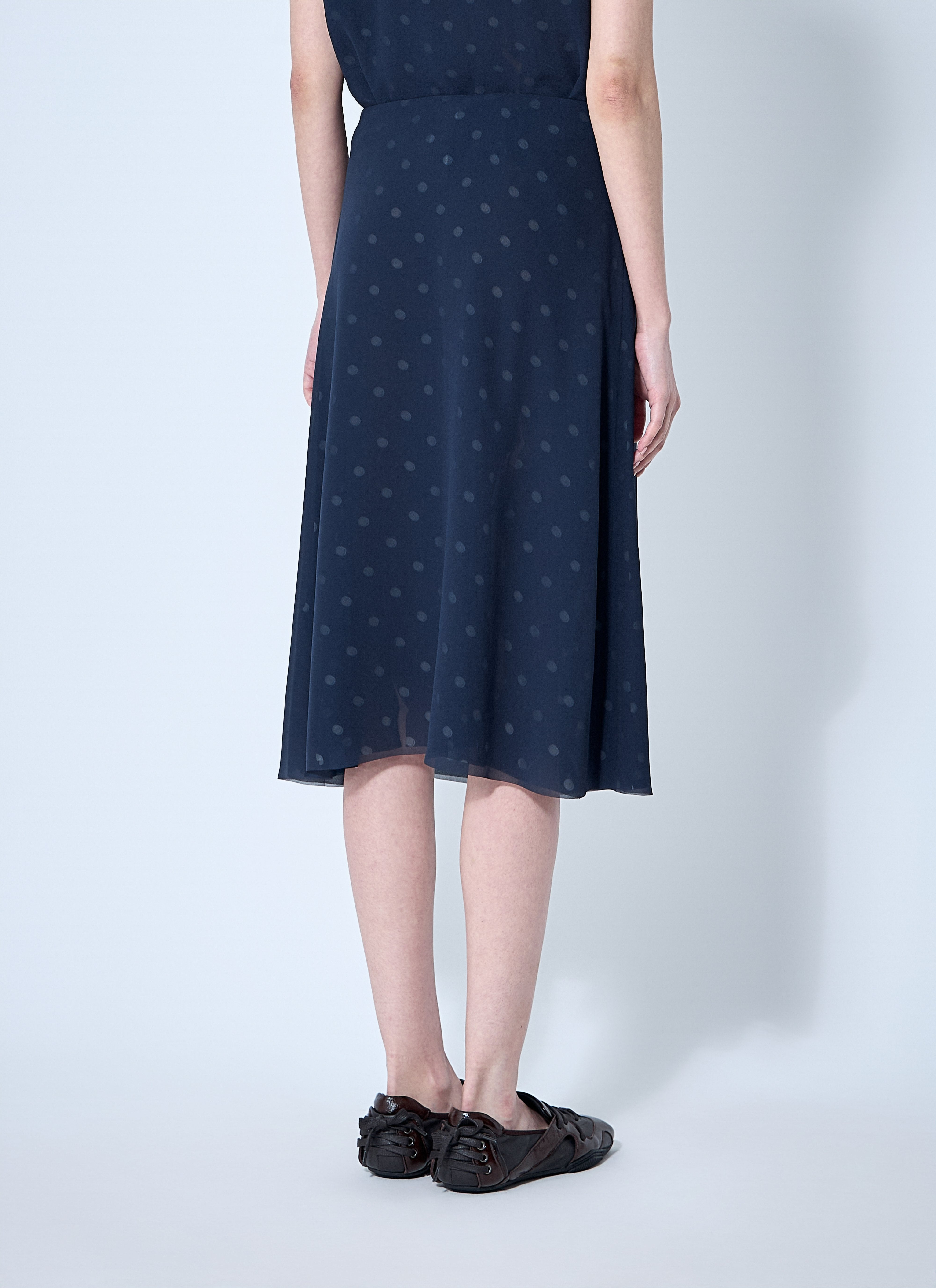 Acne Studios Women Mesh Layered Midi Skirt - 4