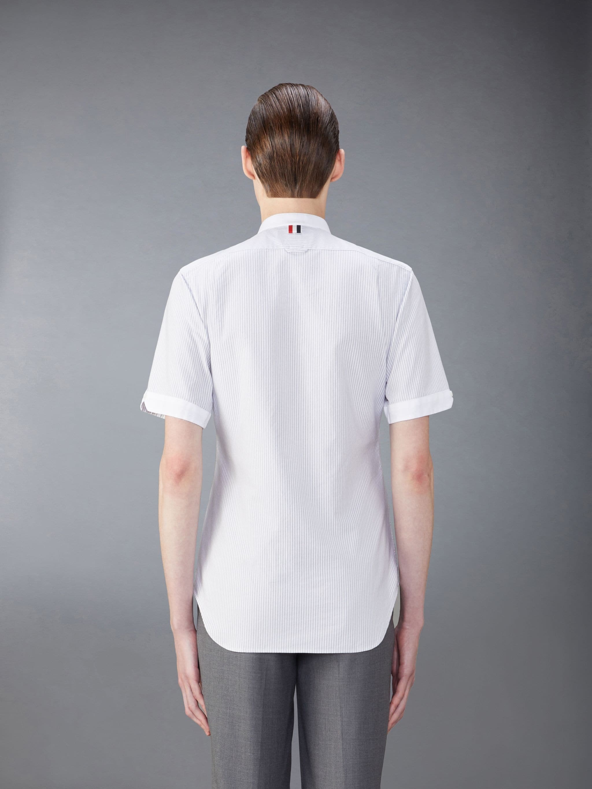 Classic Cotton Band Collar  Shirt - 3