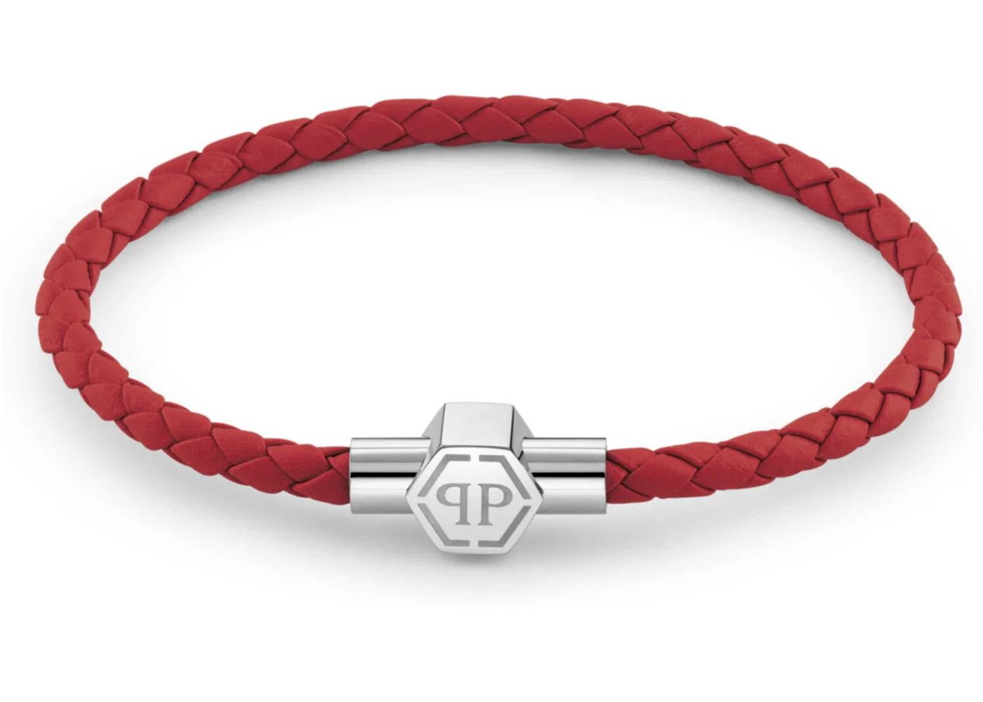 Philipp Plein Plein Tag Calf Leather Bracelet Stainless Steel - 1