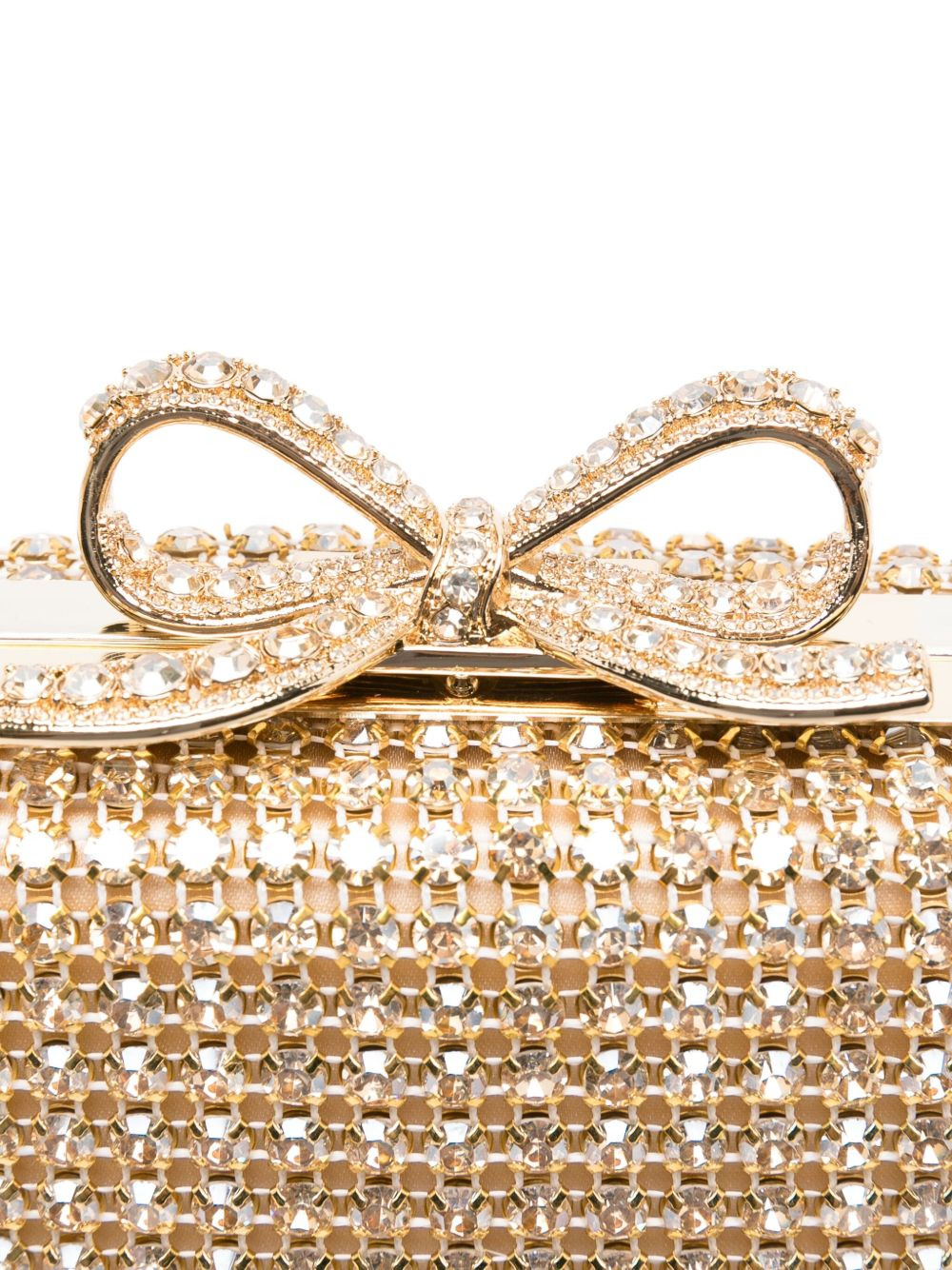 crystal-embellished bow-detail mini bag - 4