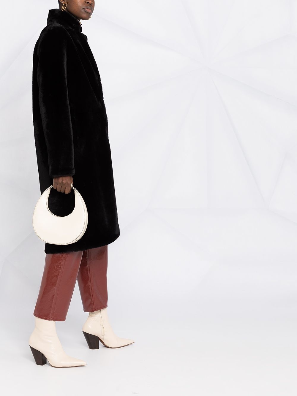 high neck coat - 6
