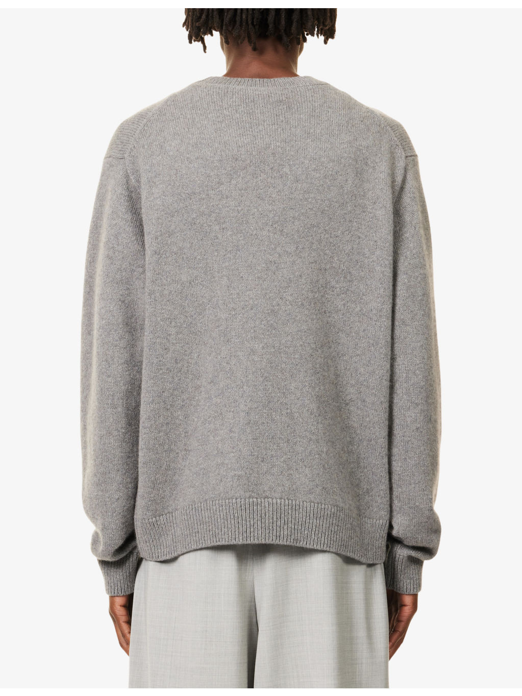 Simple Crewneck Cashmere Jumper - 4