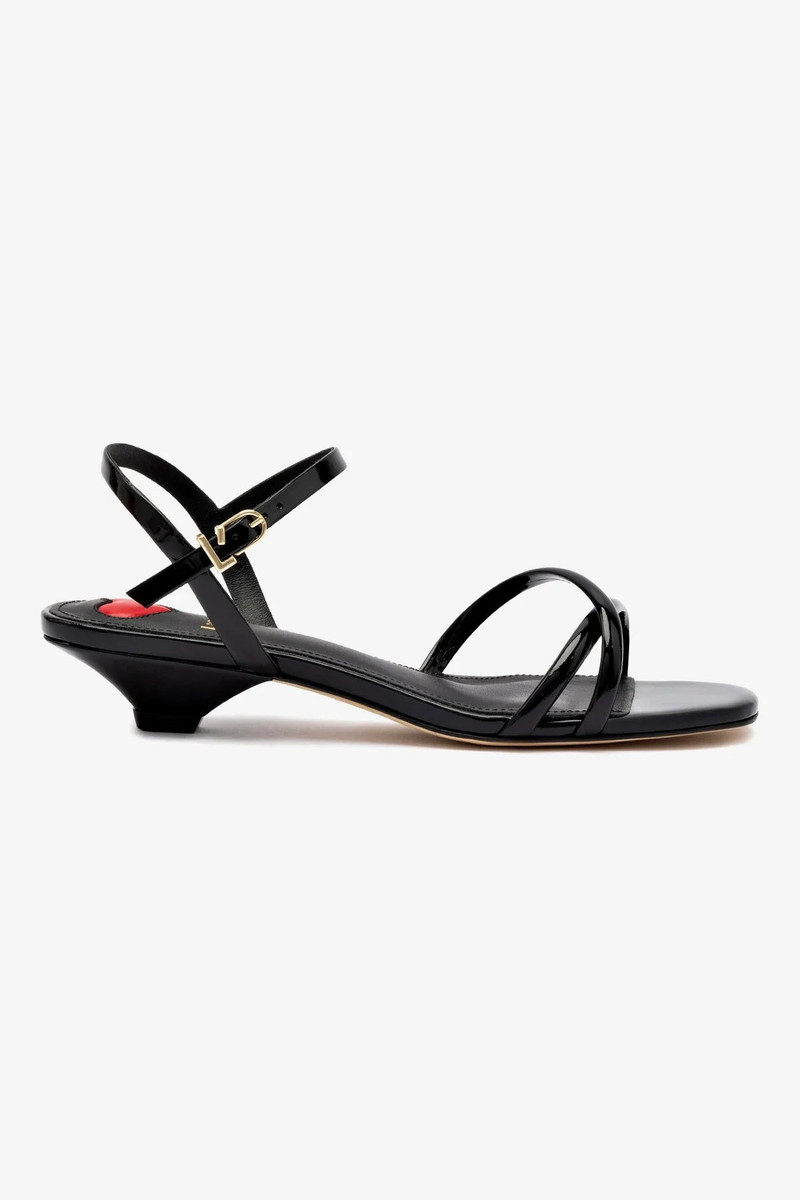 Charlotte Sandal In Black Patent Leather 1