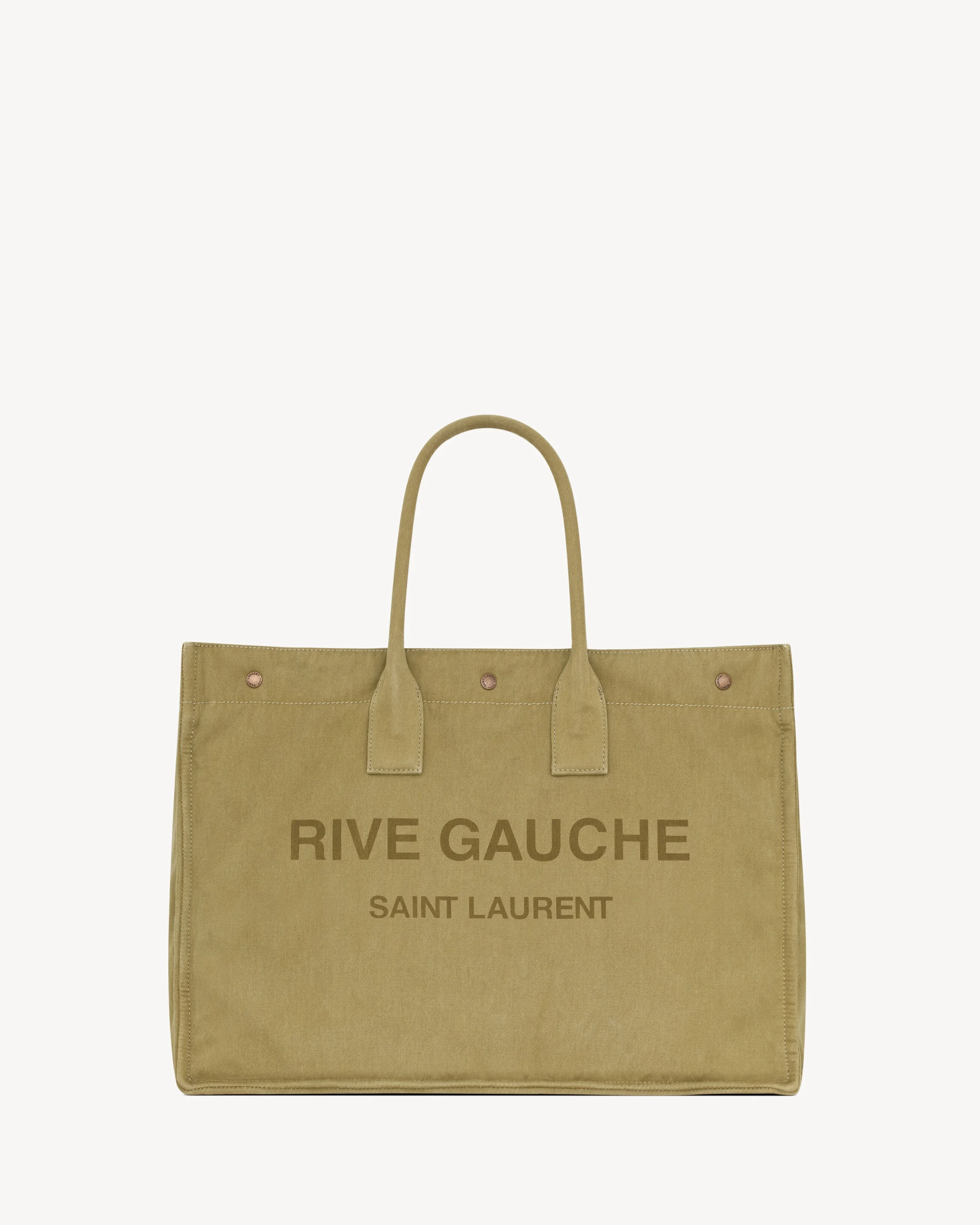 RIVE GAUCHE LARGE TOTE BAG IN CANVAS - 1