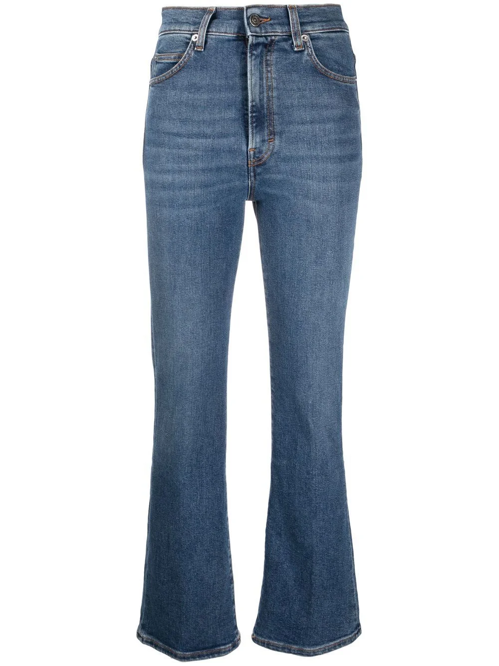 high-rise flared jeans - 1